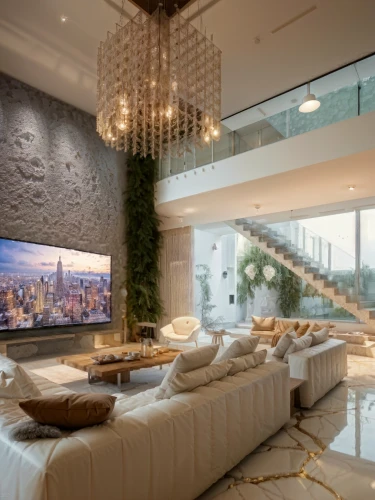 luxury home interior,penthouse apartment,modern living room,living room,interior modern design,luxury property,livingroom,modern decor,luxury home,crib,family room,beautiful home,contemporary decor,luxury real estate,interior design,great room,glass wall,apartment lounge,modern style,modern room