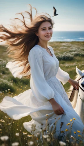 a white horse,white horse,little girl in wind,white horses,horse running,fantasy picture,girl with a dolphin,unicorn art,horseback,digital compositing,image manipulation,photoshop manipulation,horse free,photo manipulation,spring unicorn,galloping,centaur,sprint woman,laughing horse,photomanipulation