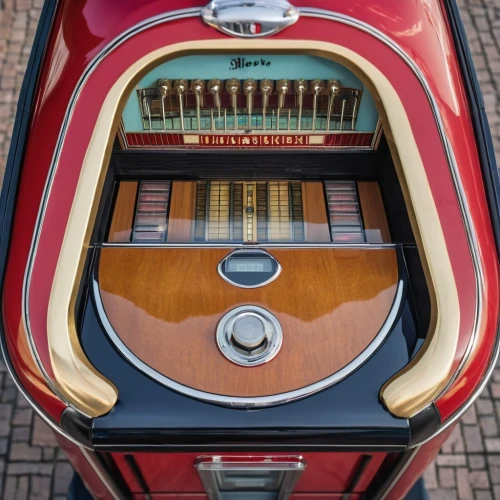 jukebox,player piano,street organ,barrel organ,digital piano,musical box,toy cash register,music chest,squeezebox,music box,arcade game,record player,retro turntable,grand piano,coin drop machine,slot machines,music system,harpsichord,the record machine,pinball,Photography,General,Realistic
