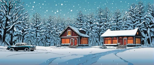 snow scene,winter house,christmas landscape,christmas snowy background,winter village,winter background,christmas scene,houses clipart,nordic christmas,snow house,winter landscape,cottage,snow landscape,night snow,snowy landscape,holiday home,christmas snow,modern christmas card,log cabin,snow roof,Illustration,Vector,Vector 03