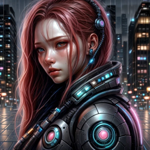 cyberpunk,cyborg,sci fiction illustration,cg artwork,echo,cybernetics,scifi,nora,cyber,terminator,sci fi,nova,sci-fi,sci - fi,dystopian,valerian,world digital painting,shepard,futuristic,operator