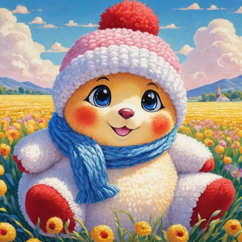 bunny on flower,springtime background,spring background,flower background,easter background,flower field,flower animal,blooming field,easter theme,spring greeting,field of flowers,flowers field,easter banner,daffodil field,children's background,spring pancake,cute cartoon character,picking flowers,little bunny,blanket of flowers,Conceptual Art,Daily,Daily 31
