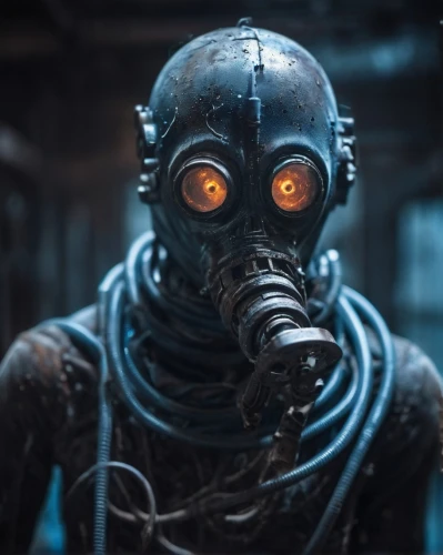 diving helmet,fallout4,gas mask,diving mask,respirator,pollution mask,humanoid,welder,fallout,breathing mask,respirators,aquanaut,contamination,primitive man,endoskeleton,chernobyl,metal rust,cybernetics,gas welder,ventilation mask,Conceptual Art,Sci-Fi,Sci-Fi 30