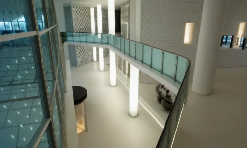 hallway space,school design,daylighting,hallway,stairwell,winding staircase,circular staircase,outside staircase,penthouse apartment,search interior solutions,entrance hall,corridor,staircase,interior modern design,appartment building,modern office,glass wall,elevators,biotechnology research institute,3d rendering,Photography,General,Natural