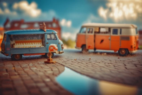 vwbus,camper van isolated,vw bus,vw camper,tilt shift,vw van,volkswagenbus,vanagon,campervan,camper van,miniature cars,recreational vehicle,retro vehicle,kombi 965,camping bus,model buses,motorhomes,van,rust truck,rusty cars,Photography,General,Fantasy