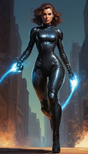 black widow,sci fiction illustration,cg artwork,symetra,widow,electro,sprint woman,super heroine,scarlet witch,darth talon,spy,superhero background,woman holding gun,massively multiplayer online role-playing game,avenger,x men,nova,action-adventure game,power icon,widow spider,Illustration,American Style,American Style 07