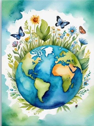 earth day,loveourplanet,love earth,ecological sustainable development,mother earth,watercolor painting,ecological footprint,watercolor background,global oneness,environmental protection,ecological,permaculture,watercolor,global responsibility,watercolor paint,sustainable development,environmentally sustainable,sustainability,ecology,the earth,Illustration,Paper based,Paper Based 24