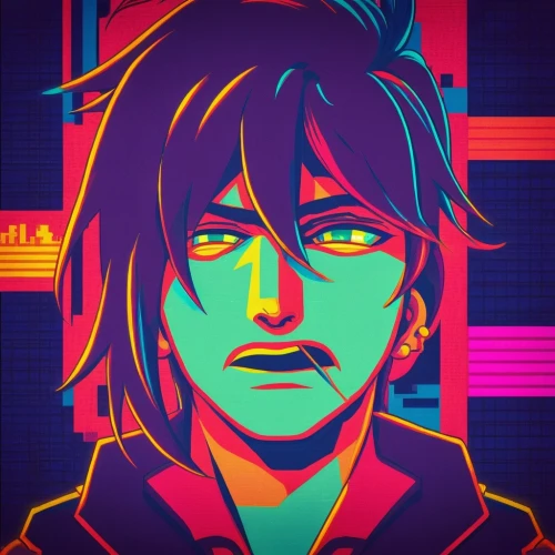 2d,vector art,retro background,edit icon,sakana,80's design,80s,anime boy,vector illustration,nico,tumblr icon,neon light,wpap,phone icon,neon human resources,neon,portrait background,cyberpunk,pop art background,spotify icon,Unique,Pixel,Pixel 04