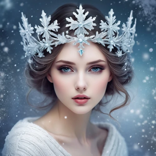 the snow queen,white rose snow queen,ice queen,blue snowflake,snowflake background,ice princess,suit of the snow maiden,white snowflake,winterblueher,snow flake,snowflake,elsa,eternal snow,fairy queen,winter dream,winter magic,winter background,ice crystal,wintry,crystalline,Illustration,Realistic Fantasy,Realistic Fantasy 15