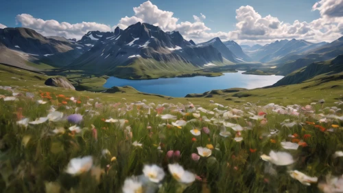 alpine meadow,mountain meadow,the valley of flowers,salt meadow landscape,alpine flowers,mountain tundra,meadow landscape,summer meadow,flowering meadow,grasslands,flower meadow,small meadow,field of flowers,meadow,high alps,flower field,alpine pastures,the alps,spring meadow,alpine region,Photography,General,Natural