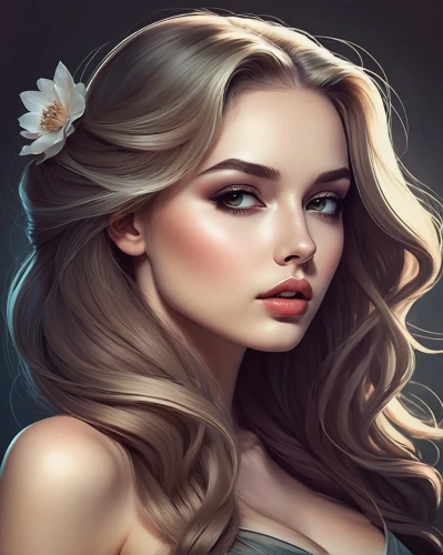 romantic portrait,portrait background,world digital painting,digital painting,fantasy portrait,girl portrait,rose flower illustration,romantic look,cosmetic brush,fashion vector,illustrator,yellow rose background,magnolia,jessamine,fashion illustration,vector illustration,mystical portrait of a girl,beauty face skin,magnolia blossom,fantasy art,Illustration,Realistic Fantasy,Realistic Fantasy 15