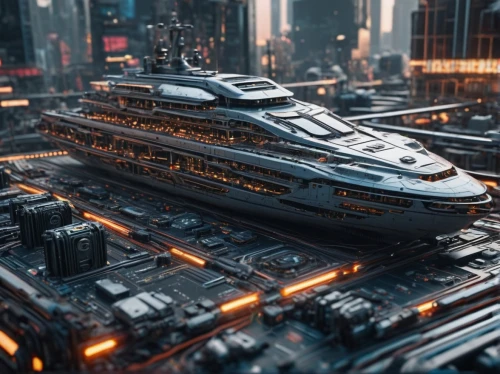flagship,futuristic,victory ship,alien ship,starship,valerian,docked,harbour city,eldorado,supercarrier,cruise ship,battlecruiser,sci-fi,sci - fi,scifi,spaceship,star ship,factory ship,uss voyager,space ship model,Photography,General,Sci-Fi
