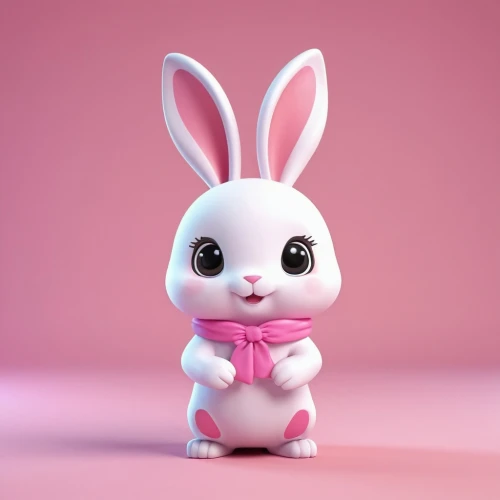 bunny,cute cartoon character,little bunny,deco bunny,white bunny,easter bunny,little rabbit,no ear bunny,rabbit,white rabbit,3d model,easter theme,cinema 4d,3d render,3d figure,easter background,rabbits,dribbble,cute cartoon image,3d rendered,Unique,3D,3D Character
