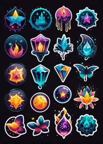 crown icons,set of icons,party icons,icon set,systems icons,leaf icons,halloween icons,badges,drink icons,day of the dead icons,circle icons,colored pins,fairy tale icons,pins,fruit icons,galaxy types,witch's hat icon,christmas glitter icons,biosamples icon,social icons,Unique,Design,Sticker