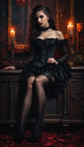 gothic portrait,gothic woman,gothic fashion,gothic dress,dark gothic mood,gothic style,vampire woman,gothic,vampire lady,goth woman,victorian lady,victorian style,dark angel,dark art,black rose,queen of hearts,dark portrait,baroque,victorian,cinderella,Photography,General,Fantasy