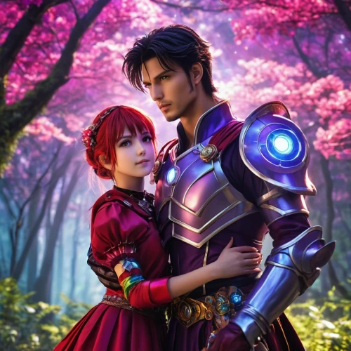 couple goal,cosplay image,prince and princess,beautiful couple,fairy tale,fairytale characters,a fairy tale,fantasy picture,purple chestnut,red-purple,rose family,fairytale,skyflower,romantic portrait,cosplay,father and daughter,fairy tale character,cassiopeia,love couple,boy and girl,Photography,General,Realistic