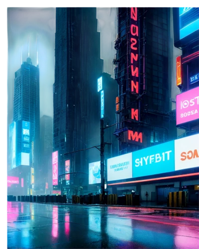 cyberpunk,shinjuku,dystopian,cyan,sky city,neon sign,anaglyph,cityscape,cyber,tokyo,skyscrapers,tokyo city,skycraper,city trans,dystopia,media player,signal,shibuya,sky,futuristic landscape,Conceptual Art,Daily,Daily 16