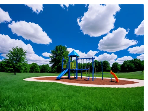 outdoor play equipment,swing set,playground slide,play area,children's playground,play yard,empty swing,playset,playground,cloud shape frame,wooden swing,child in park,play tower,park,swings,hanging swing,blue sky clouds,aaa,seesaw,teeter-totter,Conceptual Art,Graffiti Art,Graffiti Art 10