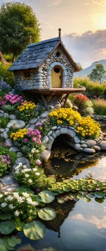summer cottage,house with lake,home landscape,cottage,lotus on pond,fisherman's house,house by the water,country cottage,beautiful home,pond flower,houseboat,small cabin,small house,little house,norway island,cottage garden,beautiful landscape,nature landscape,house in mountains,lonely house,Photography,General,Natural