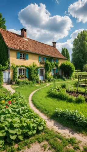 country cottage,country house,home landscape,farm house,cottage garden,danish house,vegetables landscape,farmstead,country estate,farmhouse,vegetable garden,farm landscape,organic farm,beautiful home,traditional house,summer cottage,kitchen garden,frisian house,old colonial house,swiss house,Photography,General,Realistic