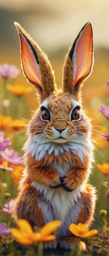 bunny on flower,bunny smiley,peter rabbit,rabbit owl,hare of patagonia,little bunny,little rabbit,flower animal,brown rabbit,bunny,cottontail,hare,no ear bunny,bun,wood rabbit,jack rabbit,leveret,easter bunny,steppe hare,american snapshot'hare,Art,Classical Oil Painting,Classical Oil Painting 38