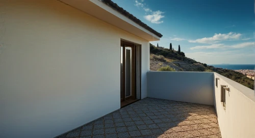 sveti stefan,window with sea view,holiday villa,exterior decoration,positano,stucco wall,lycian way,dunes house,roof landscape,the threshold of the house,tropea,sicily window,3d rendering,window with shutters,mediterranean,capri,santorini,house wall,block balcony,walkway