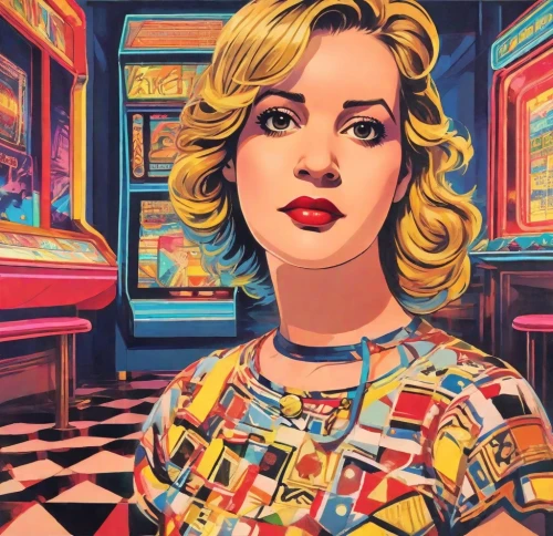 retro woman,retro girl,girl-in-pop-art,retro women,pop art woman,modern pop art,pop art girl,cool pop art,retro diner,popart,pop art style,80s,pop art background,retro background,pop art,pinball,effect pop art,retro,pop art people,retro pattern,Digital Art,Classicism