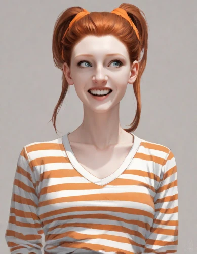 pippi longstocking,realdoll,ginger rodgers,nami,rockabella,clementine,redhead doll,female doll,cynthia (subgenus),cinnamon girl,gingerbread girl,kosmea,maci,gingerman,cgi,model years 1958 to 1967,daphne,pumuckl,pompadour,nemo,Digital Art,Line Art