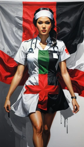 flag of uae,uae,uae flag,female nurse,lady medic,united arab emirates,united arab emirates flag,kuwait,yemeni,nurse,libya,female doctor,oman,nurse uniform,omani,medic,dhabi,abu-dhabi,midwife,pure arab blood,Conceptual Art,Fantasy,Fantasy 03