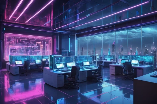 computer room,the server room,cyberpunk,cyber,cyberspace,data center,neon human resources,modern office,laboratory,computer,computer art,sci fi surgery room,computer store,lab,computer workstation,computers,computer chips,cyber glasses,working space,vapor,Unique,3D,Isometric