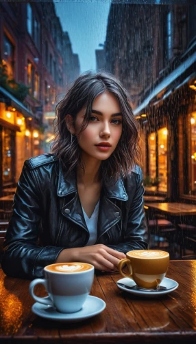 woman drinking coffee,woman at cafe,coffee background,espresso,women at cafe,parisian coffee,barista,drinking coffee,cappuccino,a cup of coffee,caffè americano,coffee shop,the coffee shop,coffee and books,hot coffee,photoshop manipulation,cup of coffee,neon coffee,coffee zone,girl with bread-and-butter,Illustration,Abstract Fantasy,Abstract Fantasy 14