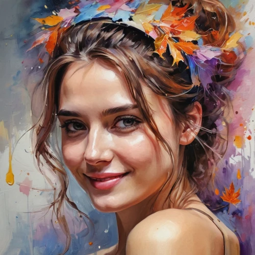 girl portrait,girl in flowers,romantic portrait,beautiful girl with flowers,young woman,portrait of a girl,flower painting,boho art,oil painting on canvas,mystical portrait of a girl,art painting,girl in a wreath,fantasy portrait,oil painting,vanessa (butterfly),world digital painting,digital painting,portrait background,woman portrait,julia butterfly,Photography,General,Commercial