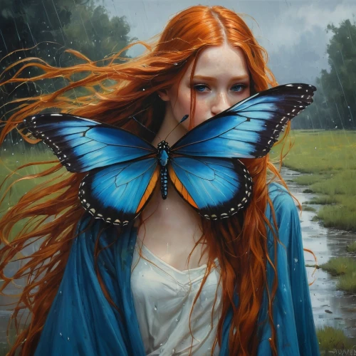 blue butterflies,vanessa (butterfly),isolated butterfly,julia butterfly,butterflies,ulysses butterfly,orange butterfly,gatekeeper (butterfly),faery,butterfly isolated,cupido (butterfly),morpho,faerie,flutter,mystical portrait of a girl,blue morpho,hesperia (butterfly),butterfly,passion butterfly,butterflay,Conceptual Art,Fantasy,Fantasy 15