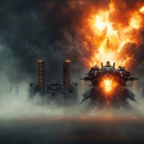 apocalypse,tianjin,explosion destroy,dreadnought,mecha,mech,apocalyptic,fire background,pillar of fire,destroy,xi'an,burning earth,dragon fire,inferno,explosion,detonator,battleship,nanjing,digital compositing,dystopian,Realistic,Movie,Warzone