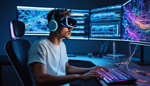 connectcompetition,crypto mining,cyber glasses,lan,connect competition,fractal design,computer game,analysis online,man with a computer,vr,computer freak,cyber,cyberpunk,computer room,computer graphics,gamer zone,eye tracking,virtual reality,computer business,monitors,Conceptual Art,Daily,Daily 27