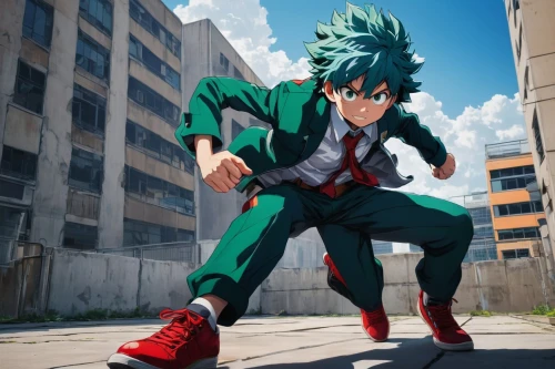 my hero academia,fighting stance,2d,axel jump,kick,anime japanese clothing,sakana,stylish boy,anime cartoon,anime 3d,anime boy,ganai,bazaruto,wiz,jin deui,jump,gin,determination,kid hero,chollo hunter x,Illustration,Black and White,Black and White 06