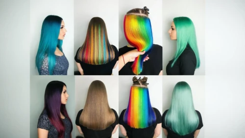 rainbow waves,trend color,mermaid scale,rainbow colors,rainbow jazz silhouettes,color feathers,gradient effect,hairstyles,color spectrum,colors rainbow,multi-color,rainbow color palette,colorfull,tri-color,colorfulness,green mermaid scale,multi-colored,dyed,color chart,hair coloring