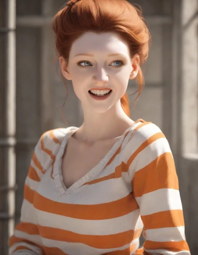 cgi,pixie-bob,pumuckl,maci,barb,redhead doll,ginger rodgers,clementine,realdoll,gingerman,pippi longstocking,rockabella,princess anna,cinnamon girl,3d rendered,nora,orange,madeleine,b3d,disney character,Photography,Commercial