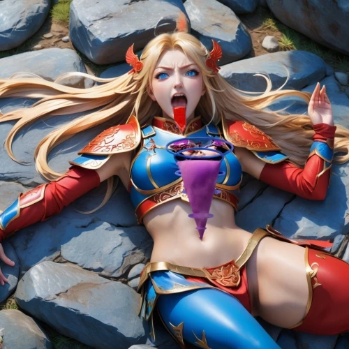 symetra,kos,cosplay image,nami,cosplayer,cosplay,fire siren,solar,fantasy woman,ora,venera,elza,warrior pose,monsoon banner,mara,kinara,vivora,skordalia,marvelous,goddess of justice