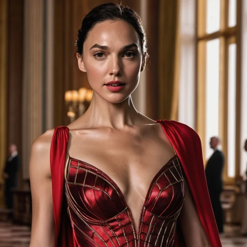 man in red dress,red gown,lady in red,in red dress,red dress,wonder woman,wonderwoman,vanity fair,girl in red dress,silk red,femme fatale,wonder woman city,scarlet witch,red,elegant,red cape,queen of hearts,mi6,cocktail dress,bodice,Photography,General,Realistic