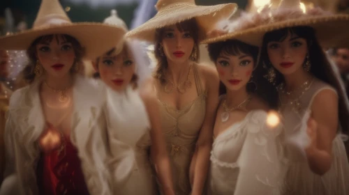 vintage girls,1920s,straw hats,porcelain dolls,vintage women,mannequins,1920's retro,the night of kupala,carolers,1920's,fashion dolls,twenties women,roaring 20's,the hat-female,roaring twenties,witches,great gatsby,celebration of witches,joint dolls,retro women,Photography,General,Cinematic