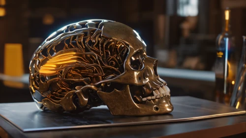 skull sculpture,skull statue,human skull,soldier's helmet,gold mask,skull with crown,skull mask,anatomical,death's head,biomechanical,human head,golden mask,cinema 4d,snake's head,bicycle helmet,skulls,district 9,3d model,death mask,skull bones,Photography,General,Natural