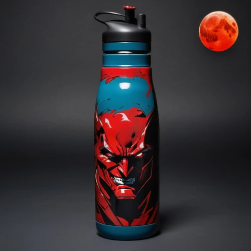 red lantern,water bottle,bottle fiery,darth talon,red super hero,lantern bat,darth maul,spray can,red hood,goji,oxygen bottle,spray bottle,cocktail shaker,drinkware,hellboy,wash bottle,fire extinguisher,maul,energy drink,agua de valencia,Conceptual Art,Oil color,Oil Color 18