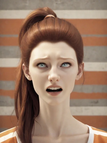 fallout4,clementine,cinnamon girl,character animation,worried girl,doll's facial features,rendering,gingerbread girl,gingerman,the girl's face,natural cosmetic,cgi,realistic,lis,child crying,woman face,main character,pompadour,emogi,ginger rodgers,Photography,Natural