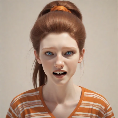 girl in t-shirt,girl portrait,girl with cereal bowl,portrait of a girl,realdoll,ginger rodgers,redhead doll,gingerbread girl,clementine,woman holding pie,woman with ice-cream,girl studying,woman face,young woman,natural cosmetic,the girl's face,retro woman,female model,retro girl,cinnamon girl,Photography,Natural