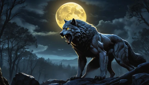 howling wolf,werewolf,werewolves,constellation wolf,howl,wolfdog,wolf,gray wolf,european wolf,wolves,black shepherd,wolf hunting,wolfman,full moon,canis lupus,two wolves,blood hound,red wolf,moonlit,moonlit night,Conceptual Art,Fantasy,Fantasy 23