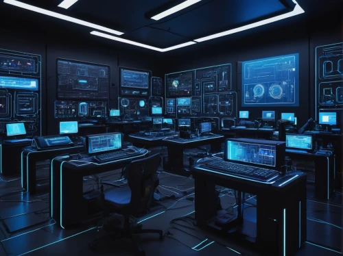 computer room,control desk,control center,the server room,trading floor,computer workstation,monitor wall,cyber crime,telecommunications engineering,neon human resources,computer cluster,office automation,sci fi surgery room,cyberspace,computer desk,computer system,data center,cyber,crypto mining,cybersecurity,Illustration,Children,Children 06
