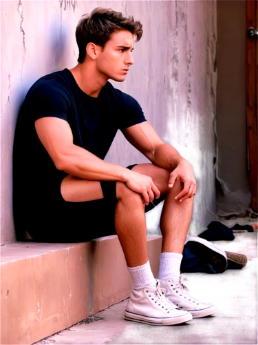 man on a bench,chucks,pensive,converse,cross legged,boy model,sneakers,thinker,skater,skate shoe,pondering,thinking,shoes icon,young model,sitting,farro,thoughtful,male model,chord,austin stirling,Conceptual Art,Fantasy,Fantasy 33
