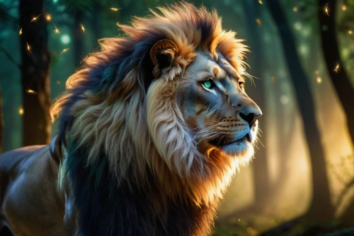 forest king lion,panthera leo,african lion,king of the jungle,male lion,lion,lion - feline,lion father,skeezy lion,female lion,lion number,scar,lion head,little lion,lioness,zodiac sign leo,male lions,majestic nature,lion king,leo,Art,Artistic Painting,Artistic Painting 21