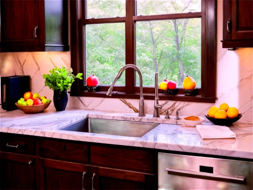 granite counter tops,countertop,tile kitchen,polished granite,kitchen design,vintage kitchen,kitchen interior,kitchen counter,kitchen remodel,kitchen cabinet,counter top,modern kitchen interior,kitchen sink,ceramic hob,modern kitchen,under-cabinet lighting,dark cabinets,kitchen,stone sink,dark cabinetry,Illustration,Realistic Fantasy,Realistic Fantasy 46